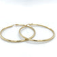 10K Yellow Gold Hoop Earrings; 2DWT; 3.1g
