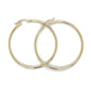 10K Yellow Gold Hoop Earrings; 2DWT; 3.1g