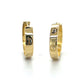 14K Yellow Gold Hoop Earrings; 2.5DWT; 3.8g