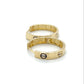 14K Yellow Gold Hoop Earrings; 2.5DWT; 3.8g