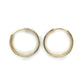 14K Yellow Gold Hoop Earrings; 2.5DWT; 3.8g