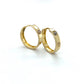 14K Yellow Gold Hoop Earrings; 2.5DWT; 3.8g