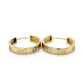 14K Yellow Gold Hoop Earrings; 2.5DWT; 3.8g