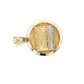10K Two-Tone Gold Last Supper Round Pendant; 1.2DWT; 1.8g