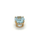 10K Yellow Gold Synthetic Topaz Pendant; 0.8DWT; 1.2g