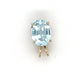 10K Yellow Gold Synthetic Topaz Pendant; 0.8DWT; 1.2g
