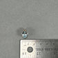 10K Yellow Gold Synthetic Topaz Pendant; 0.8DWT; 1.2g
