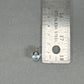 10K Yellow Gold Synthetic Topaz Pendant; 0.8DWT; 1.2g
