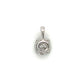 14K White Gold Diamond Pendant; 0.80CTW, 0.6g
