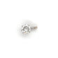 14K White Gold Diamond Pendant; 0.80CTW, 0.6g