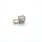 14K White Gold Diamond Pendant; 0.80CTW, 0.6g