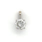 14K White Gold Diamond Pendant; 0.80CTW, 0.6g