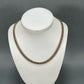 10K Two-Tone Gold Diamond 19" Chain Necklace; 26.8DWT; 2.0CTW