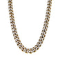 10K Two-Tone Gold Diamond 19" Chain Necklace; 26.8DWT; 2.0CTW
