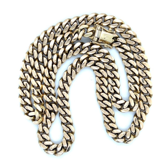 10K Two-Tone Gold Diamond 19" Chain Necklace; 26.8DWT; 2.0CTW