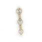 14K Yellow Gold Diamond Pendant; 0.86CTW; 1.5g
