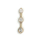 14K Yellow Gold Diamond Pendant; 0.86CTW; 1.5g