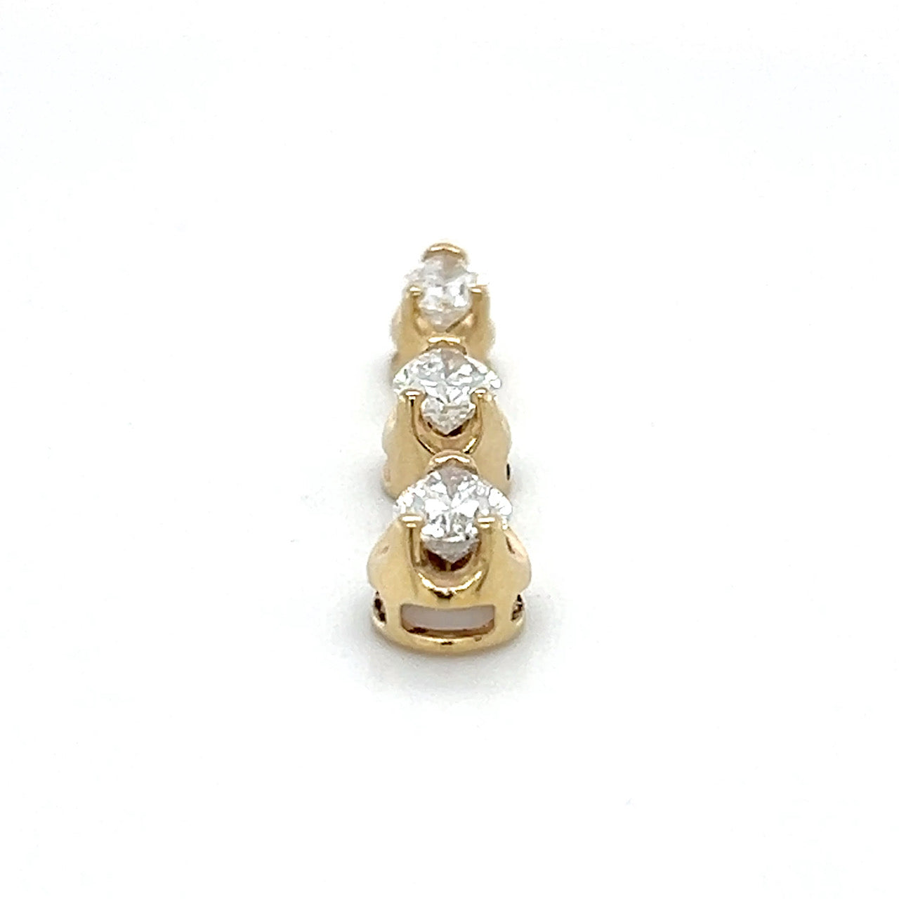14K Yellow Gold Diamond Pendant; 0.86CTW; 1.5g