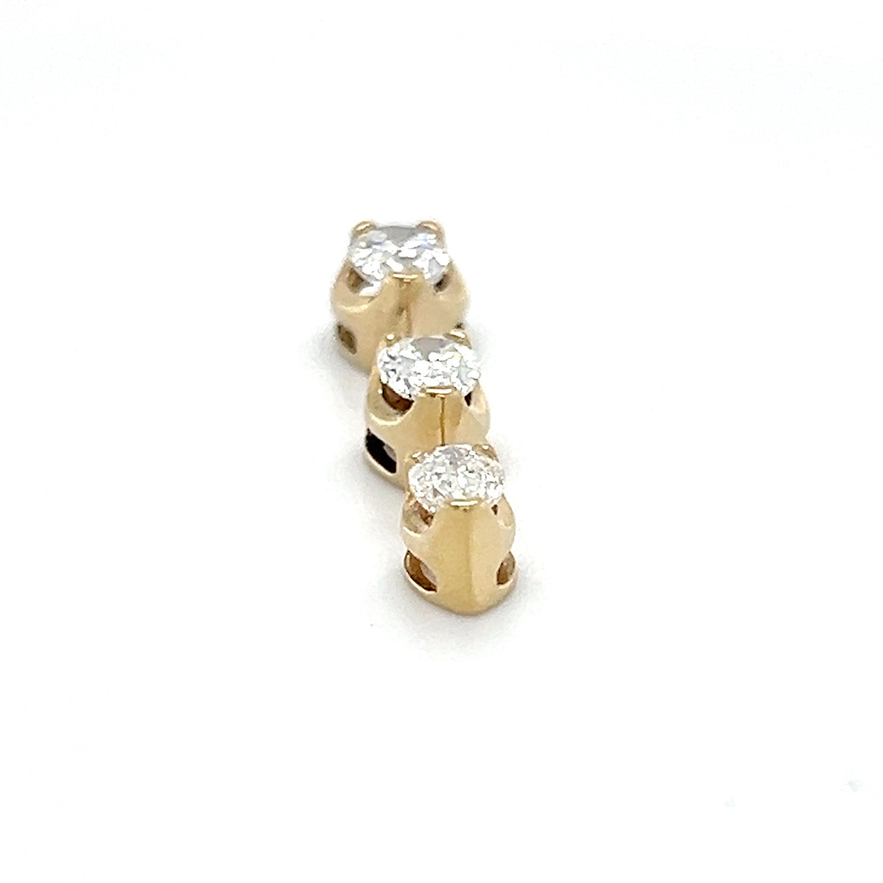 14K Yellow Gold Diamond Pendant; 0.86CTW; 1.5g