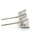 14K White Gold Diamond Stud Earrings; 0.80CTW; 1.0g