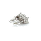 14K White Gold Diamond Stud Earrings; 0.80CTW; 1.0g
