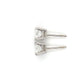 14K White Gold Diamond Stud Earrings; 0.80CTW; 1.0g