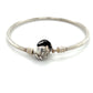 Authentic Pandora 925 Sterling Silver Bracelet Bangle W/ Box