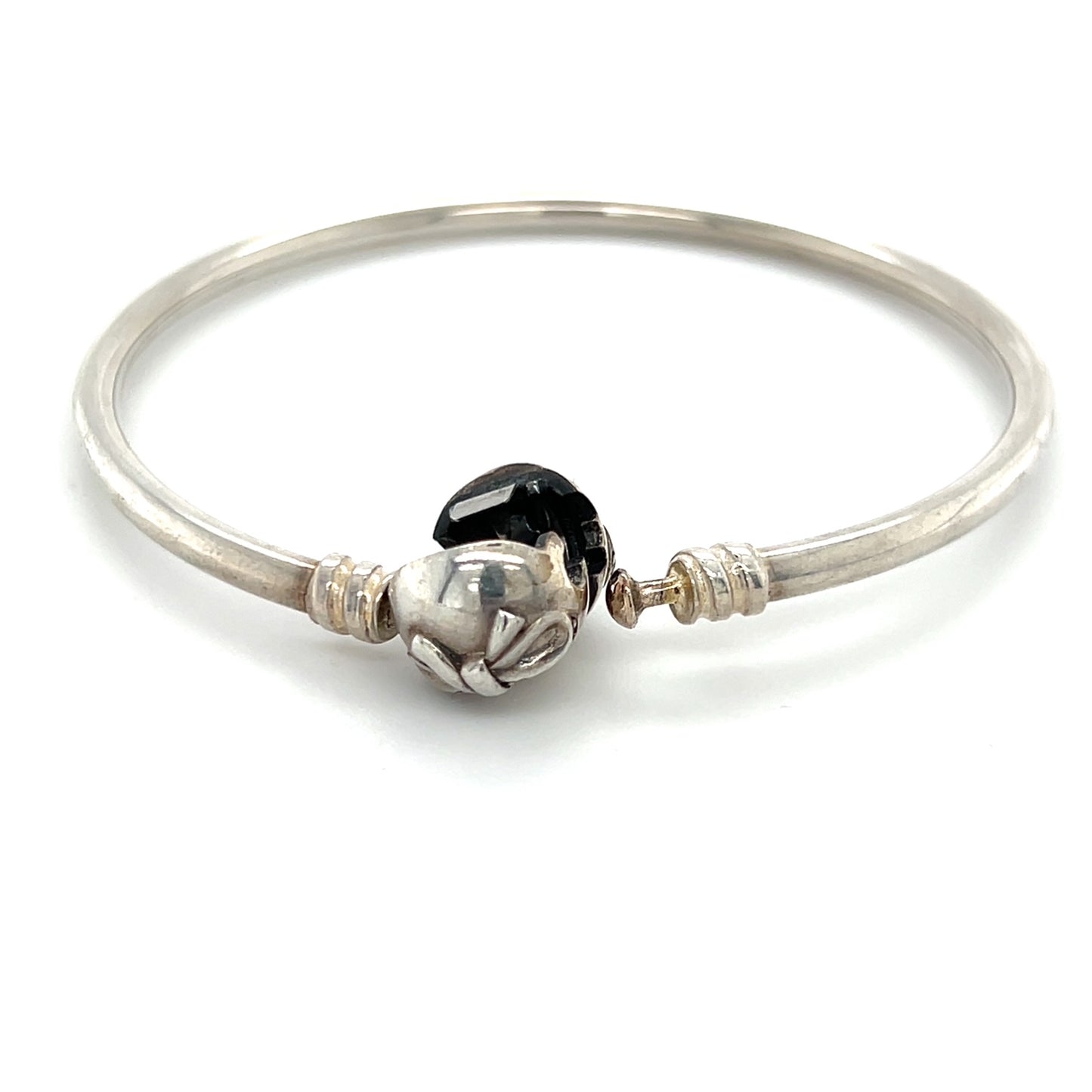 Authentic Pandora 925 Sterling Silver Bracelet Bangle W/ Box