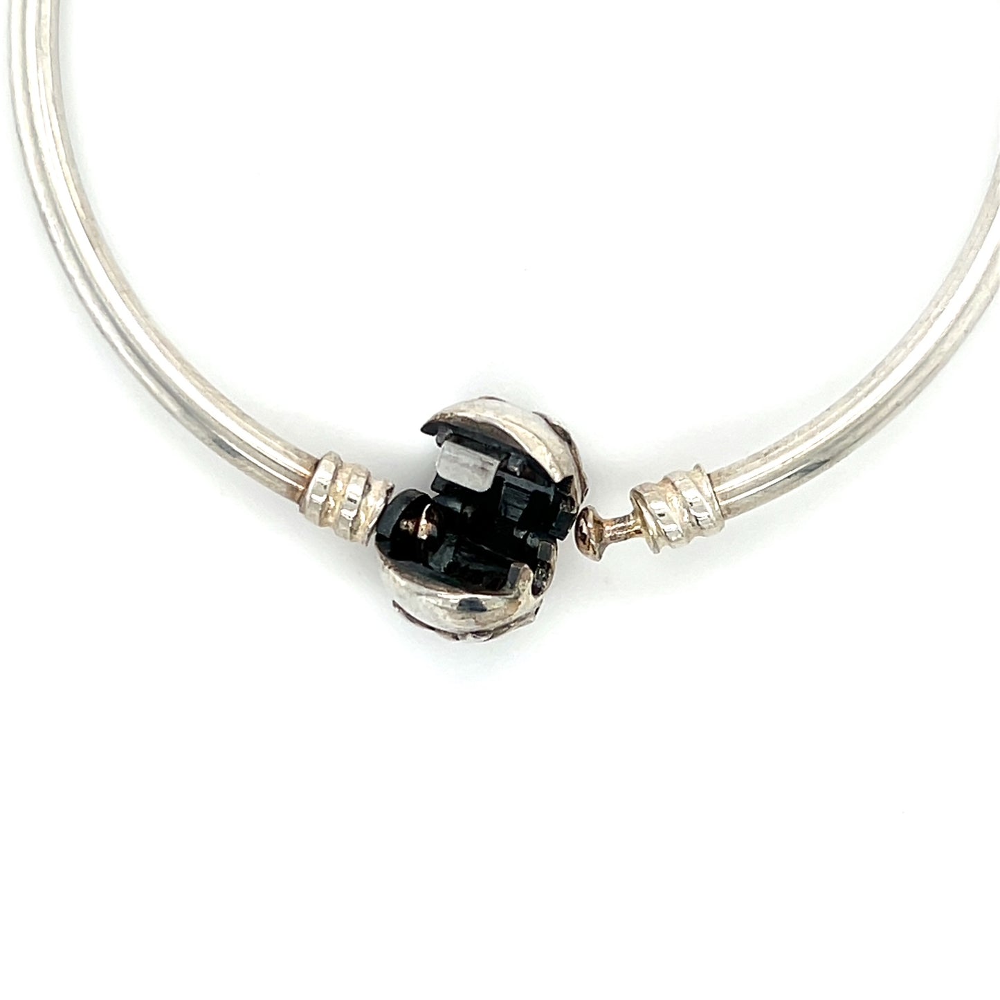 Authentic Pandora 925 Sterling Silver Bracelet Bangle W/ Box
