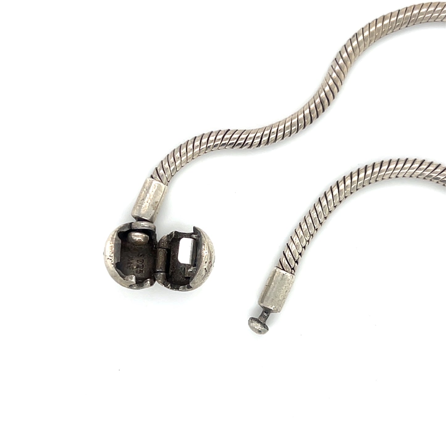 Authentic Pandora 8" 925 Sterling Silver Bracelet