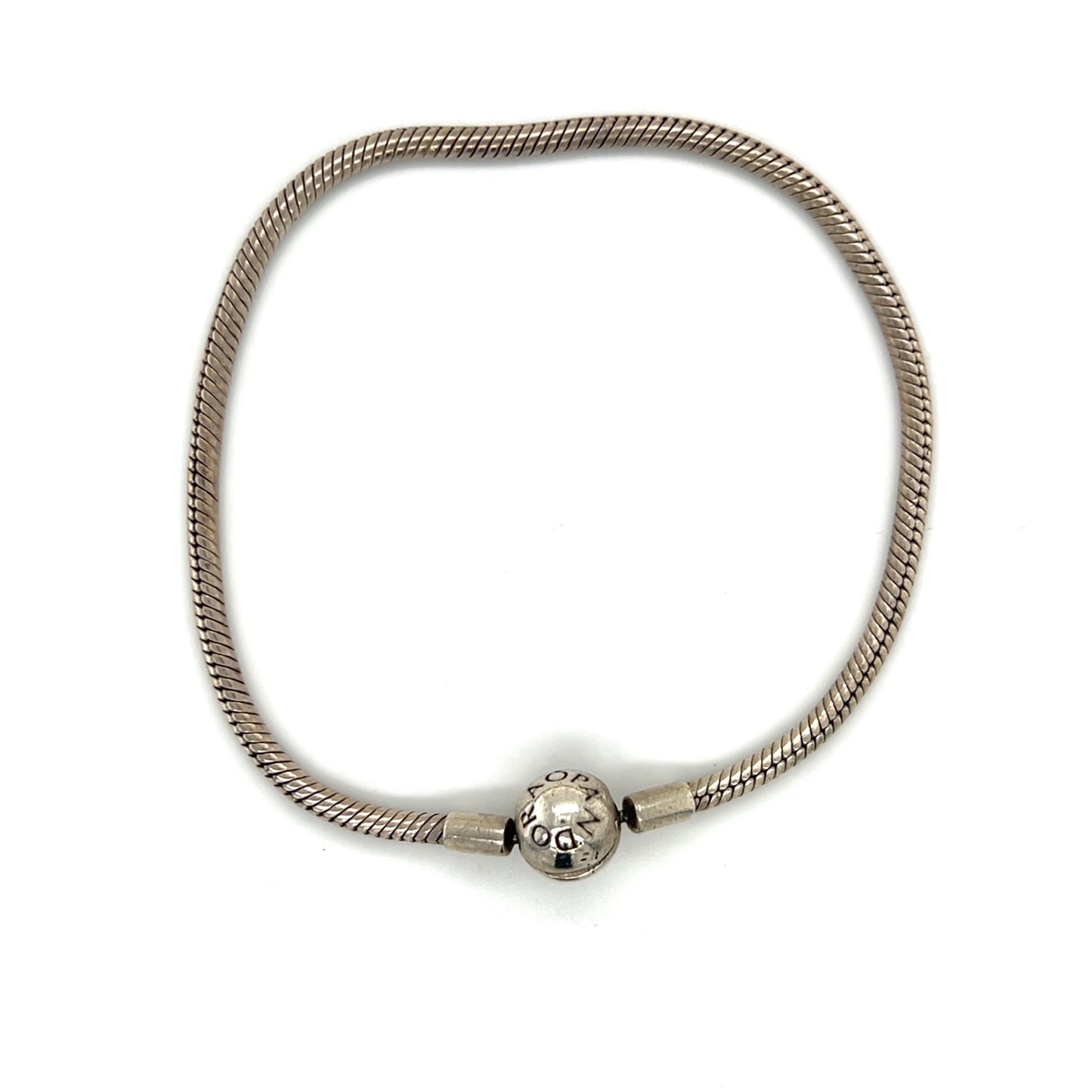 Authentic Pandora 8" 925 Sterling Silver Bracelet