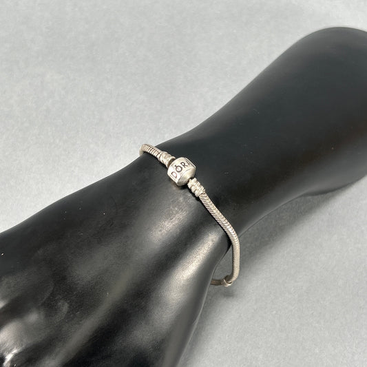 Authentic Pandora 8" 925 Sterling Silver Bracelet
