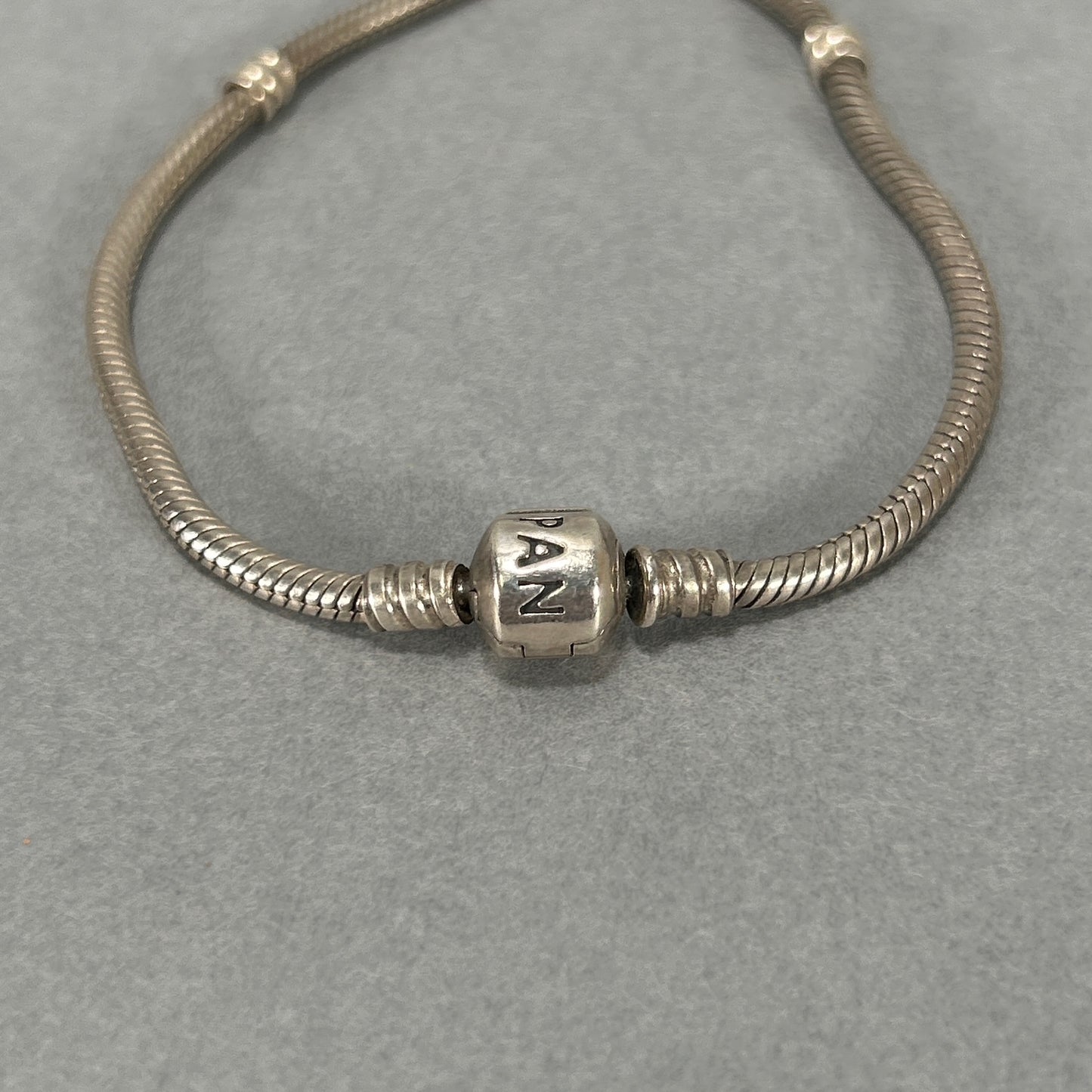 Authentic Pandora 8" 925 Sterling Silver Bracelet