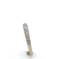 14K White Gold Diamond Lady's Fashion Ring; 0.10CTW; Size 6.5