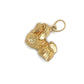 14K Yellow Gold Dog Pendant; 0.9DWT; 1.4g