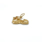 14K Yellow Gold Dog Pendant; 0.9DWT; 1.4g