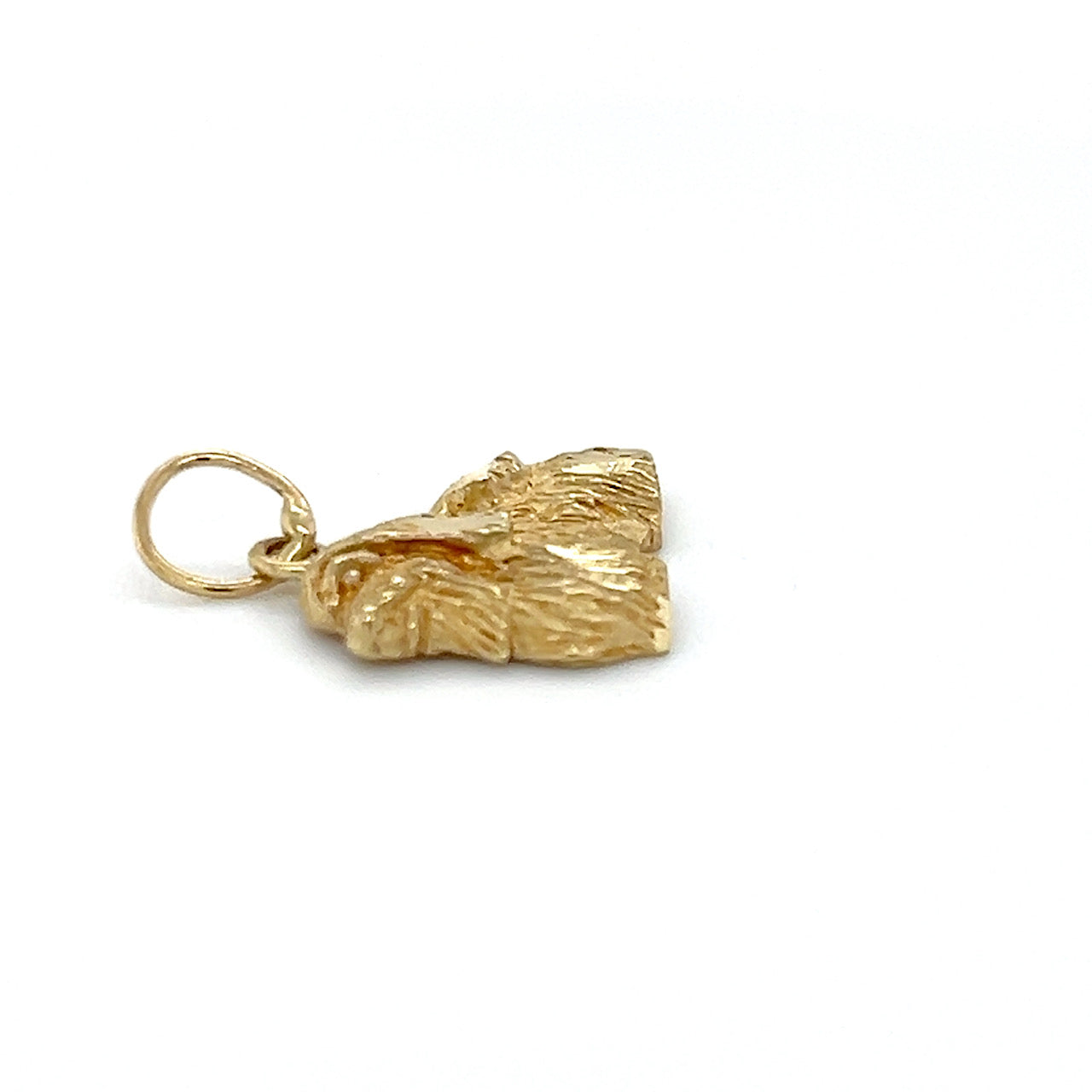 14K Yellow Gold Dog Pendant; 0.9DWT; 1.4g