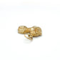 14K Yellow Gold Dog Pendant; 0.9DWT; 1.4g