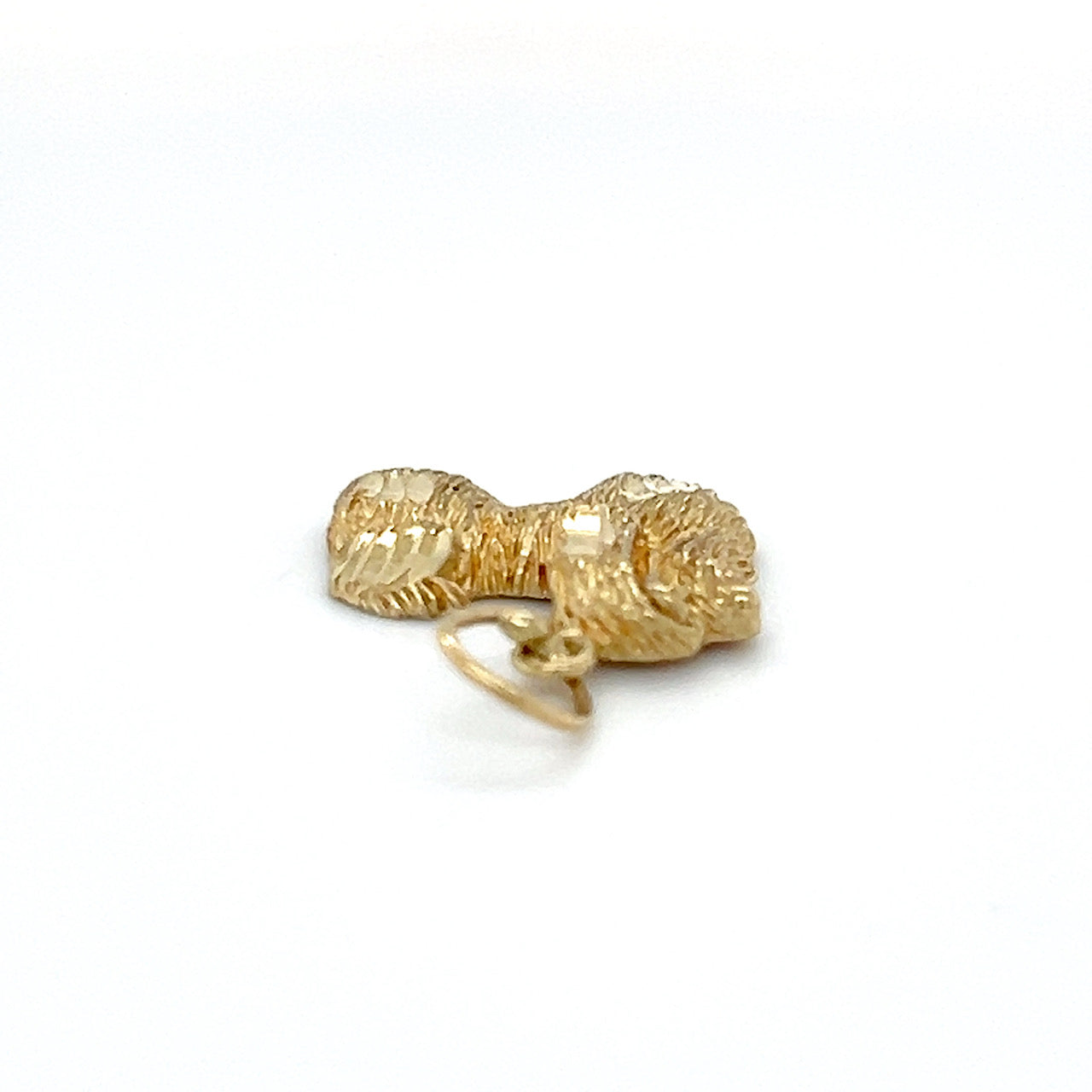 14K Yellow Gold Dog Pendant; 0.9DWT; 1.4g