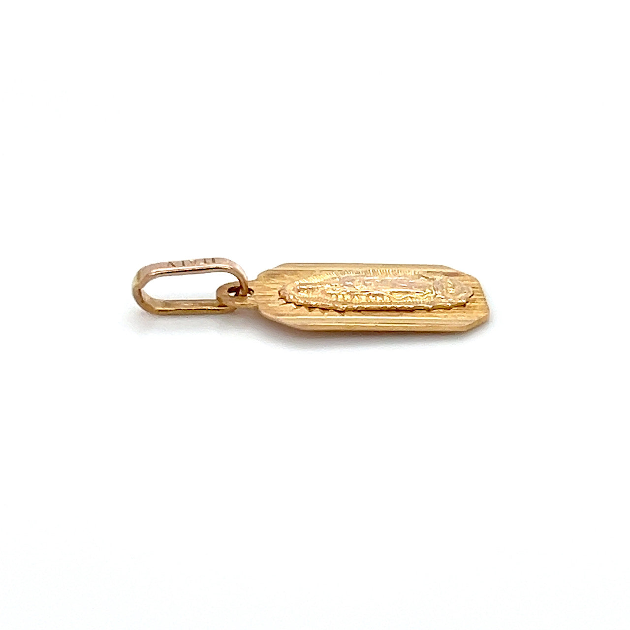 14K Yellow Gold Virgin Mary Pendant; 1.0DWT; 1.6g