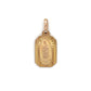14K Yellow Gold Virgin Mary Pendant; 1.0DWT; 1.6g