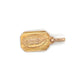 14K Yellow Gold Virgin Mary Pendant; 1.0DWT; 1.6g