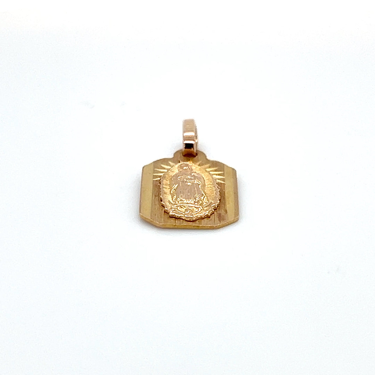14K Yellow Gold Virgin Mary Pendant; 1.0DWT; 1.6g
