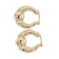 14K Yellow Gold Hoop Earrings; 0.7DWT; 1.1g