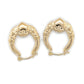 14K Yellow Gold Hoop Earrings; 0.7DWT; 1.1g