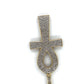 10K Yellow Gold Diamond Ankh Pendant; 1.0CTW; 15.7g