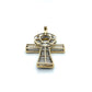 10K Yellow Gold Diamond Ankh Pendant; 1.0CTW; 15.7g
