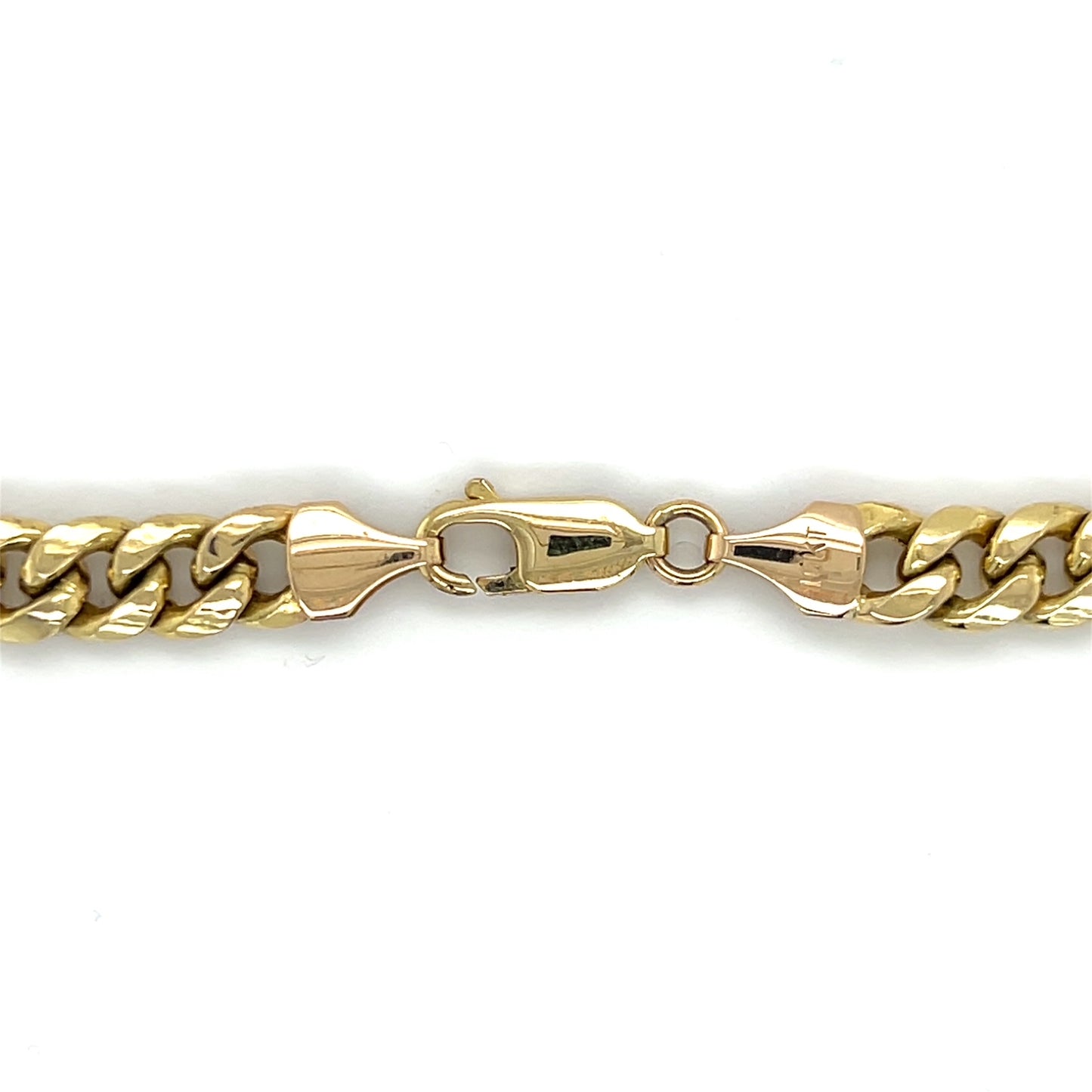 10K Yellow Gold 22" Curb Chain; 23.9g