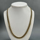 10K Yellow Gold 22" Curb Chain; 23.9g