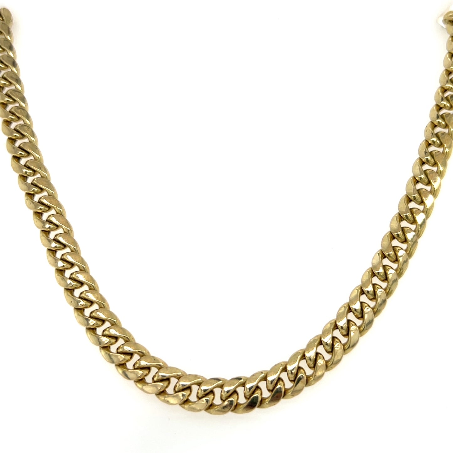 10K Yellow Gold 22" Curb Chain; 23.9g